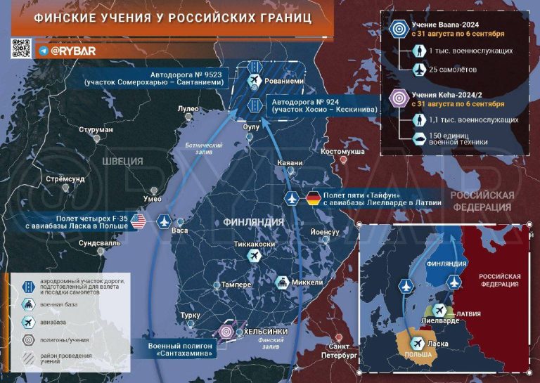 О финских учениях у российских границ