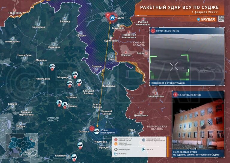 Откуда ВСУ нанесли удары по Судже—разбор Рыбаря