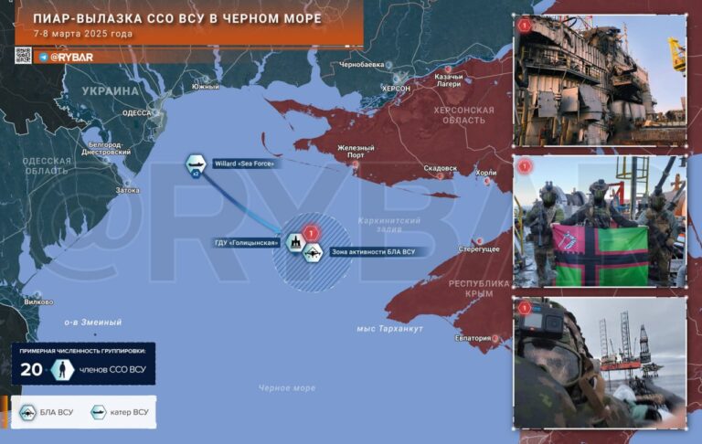 Очередная пиар-вылазка ССО ВСУ в Черном море