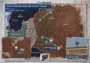 Атака израильской авиации по югу Сирии