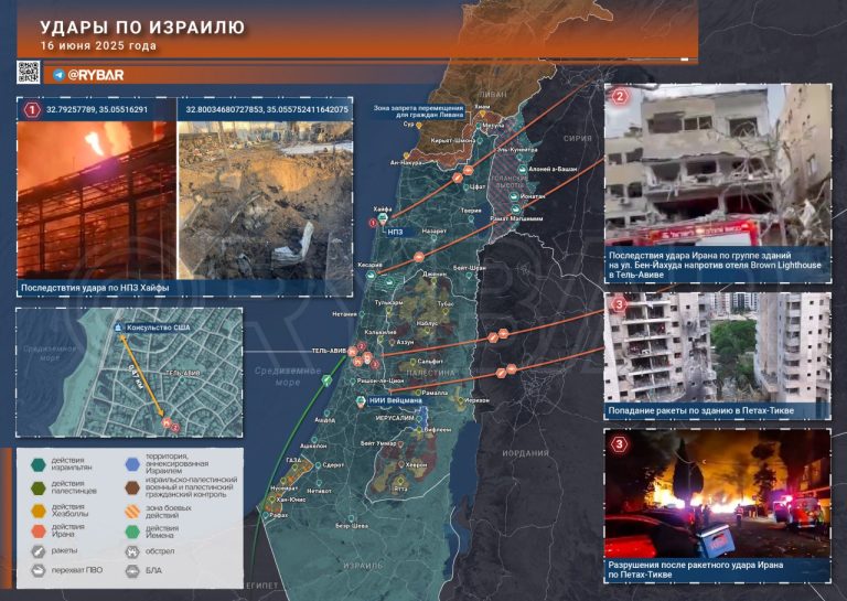 Удары Ирана по Израилю