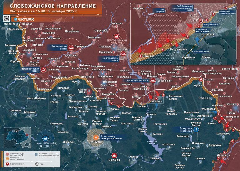 Успехи ВС РФ под Волчанском