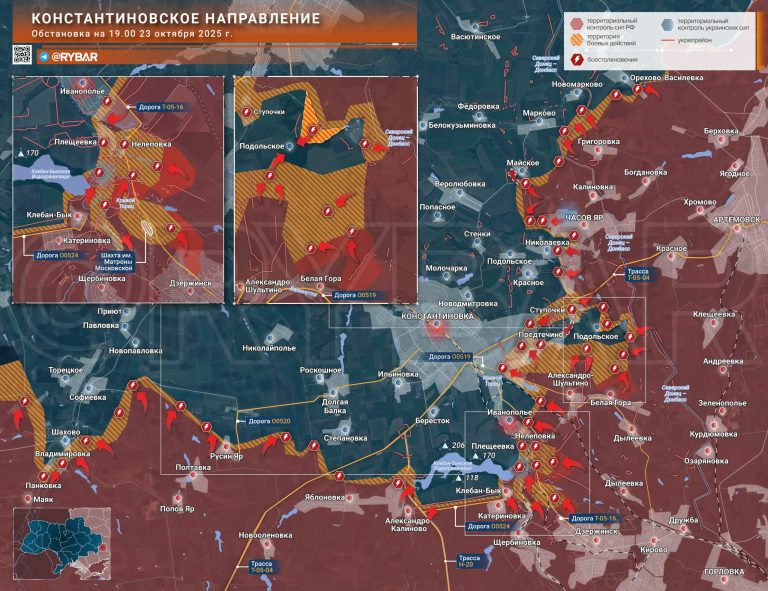 В окопах под Константиновкой