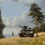 Танкисты 20 мсд на страже побережья