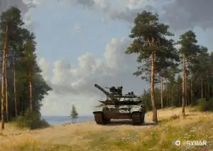 Танкисты 20 мсд на страже побережья