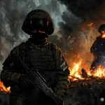 Огненная черта у Клещеевки 