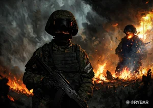 Огненная черта у Клещеевки 