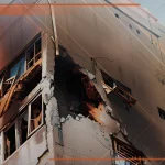 После обстрела