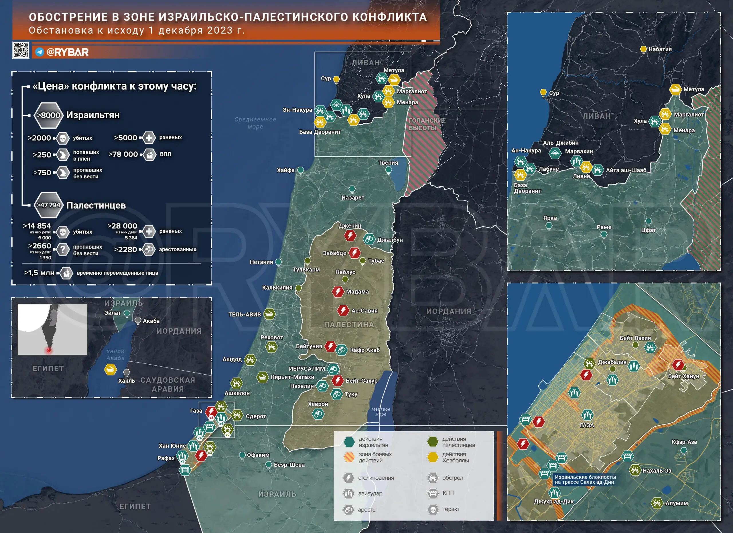 Τι συμβαίνει στην Παλαιστίνη και το Ισραήλ: χρονικό της 1ης Δεκεμβρίου