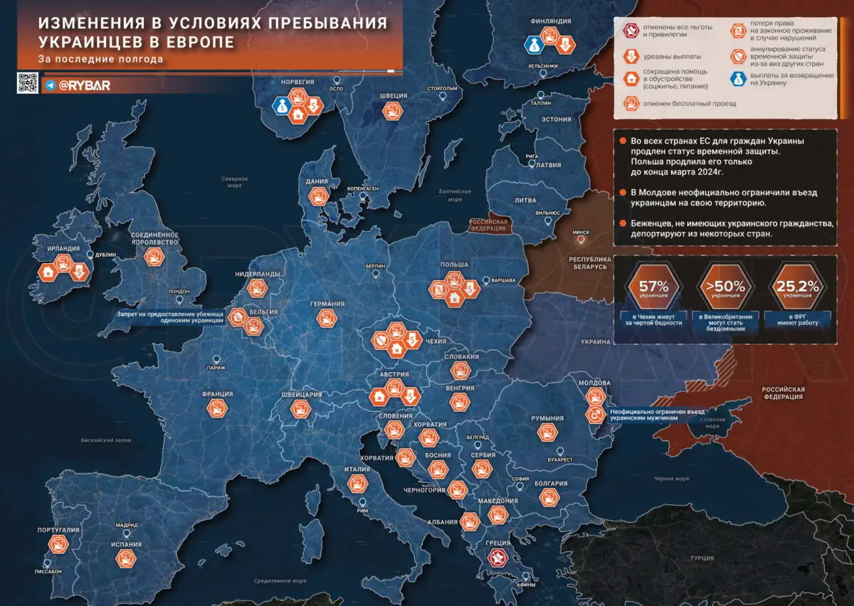 «Кольцо европейской солидарности» сжимается вокруг украинских беженцев
