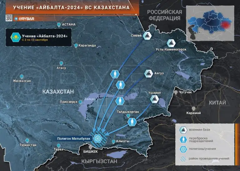 Учение «Айбалта-2024» в Казахстане