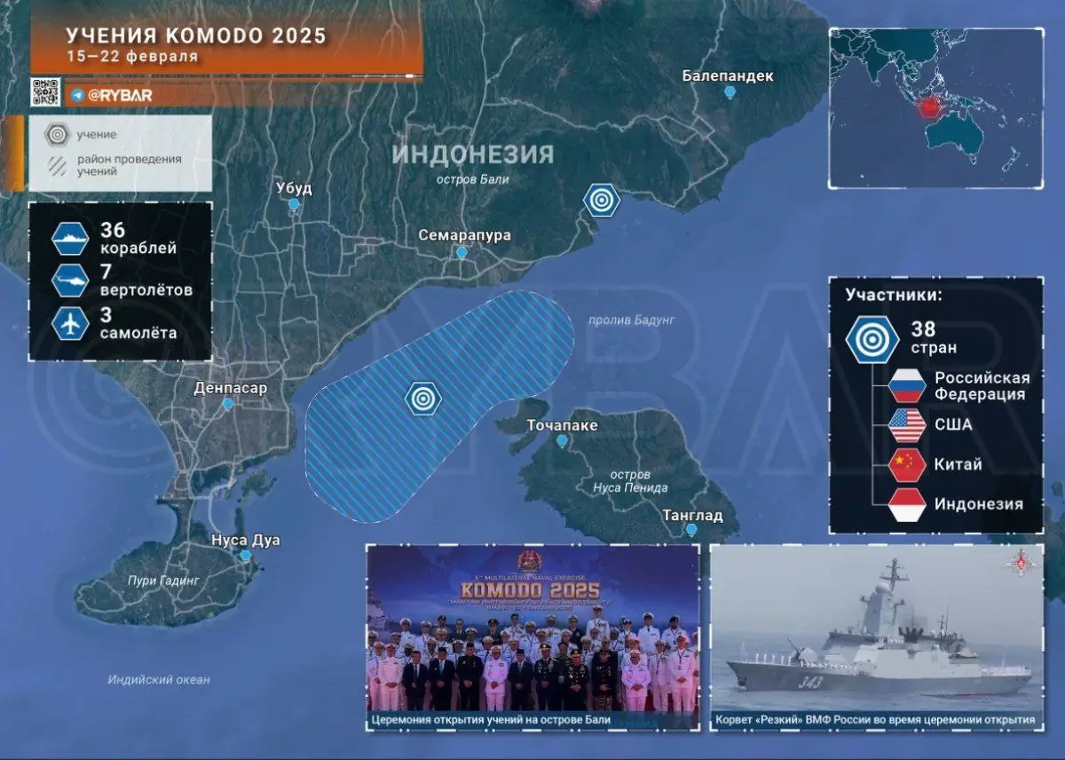 Акватория Индонезии вновь стала место проведения учений