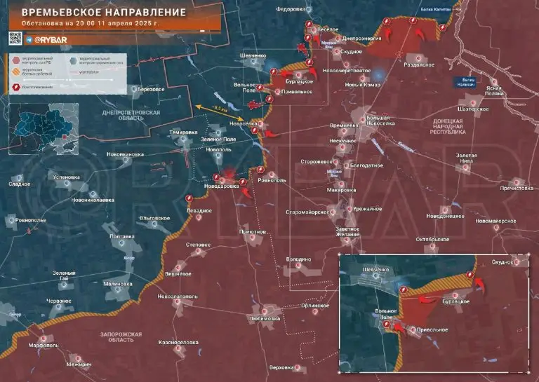 На подступах к Шевченко: Обстановка на Времьевском направлении