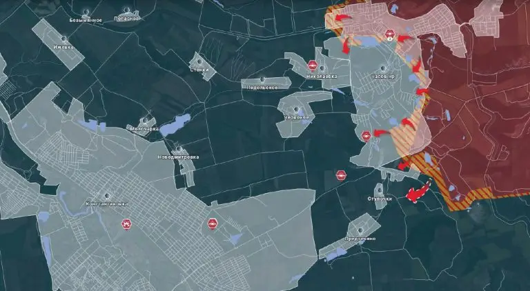 Часовоярское направление: ожесточенные бои в городской черте