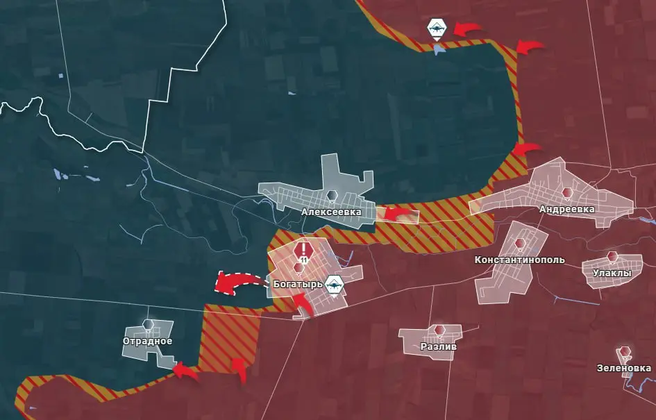 Российский Богатырь: обстановка на Андреевском направлении