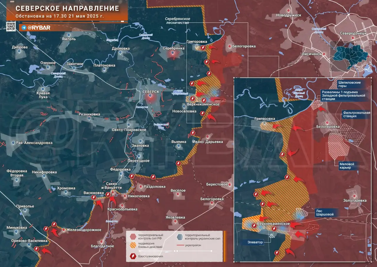 И снова Верхнекаменское. Все ли так однозначно на Северском направлении?