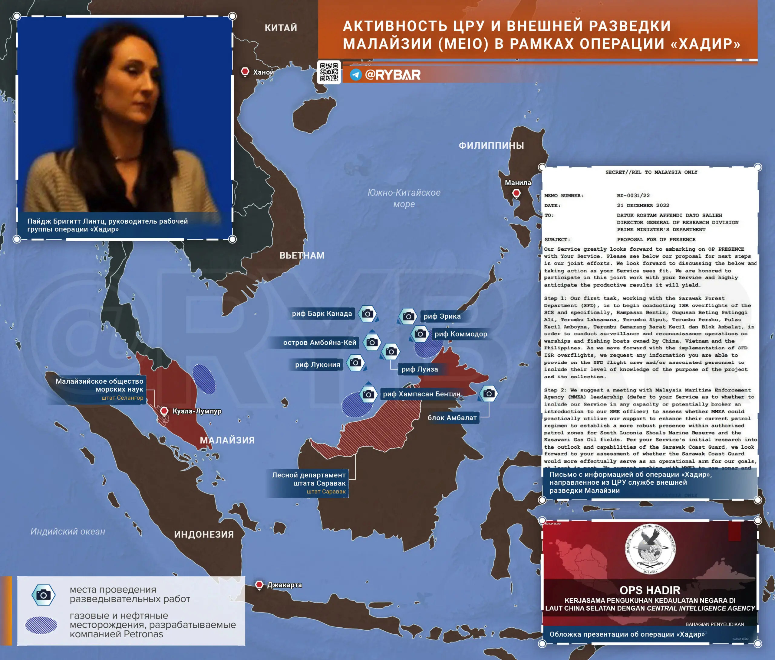 Как ЦРУ расширяет свое присутствие в районе Южно-Китайского моря