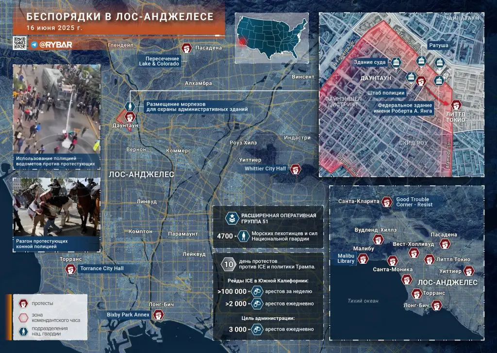 Протесты в США