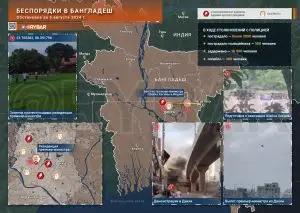 Протесты в Бангладеш: бегство премьер-министра из страны