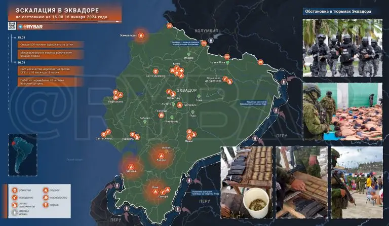 Чрезвычайная ситуация в Эквадоре: будут ли разворачивать на границе иностранных туристов