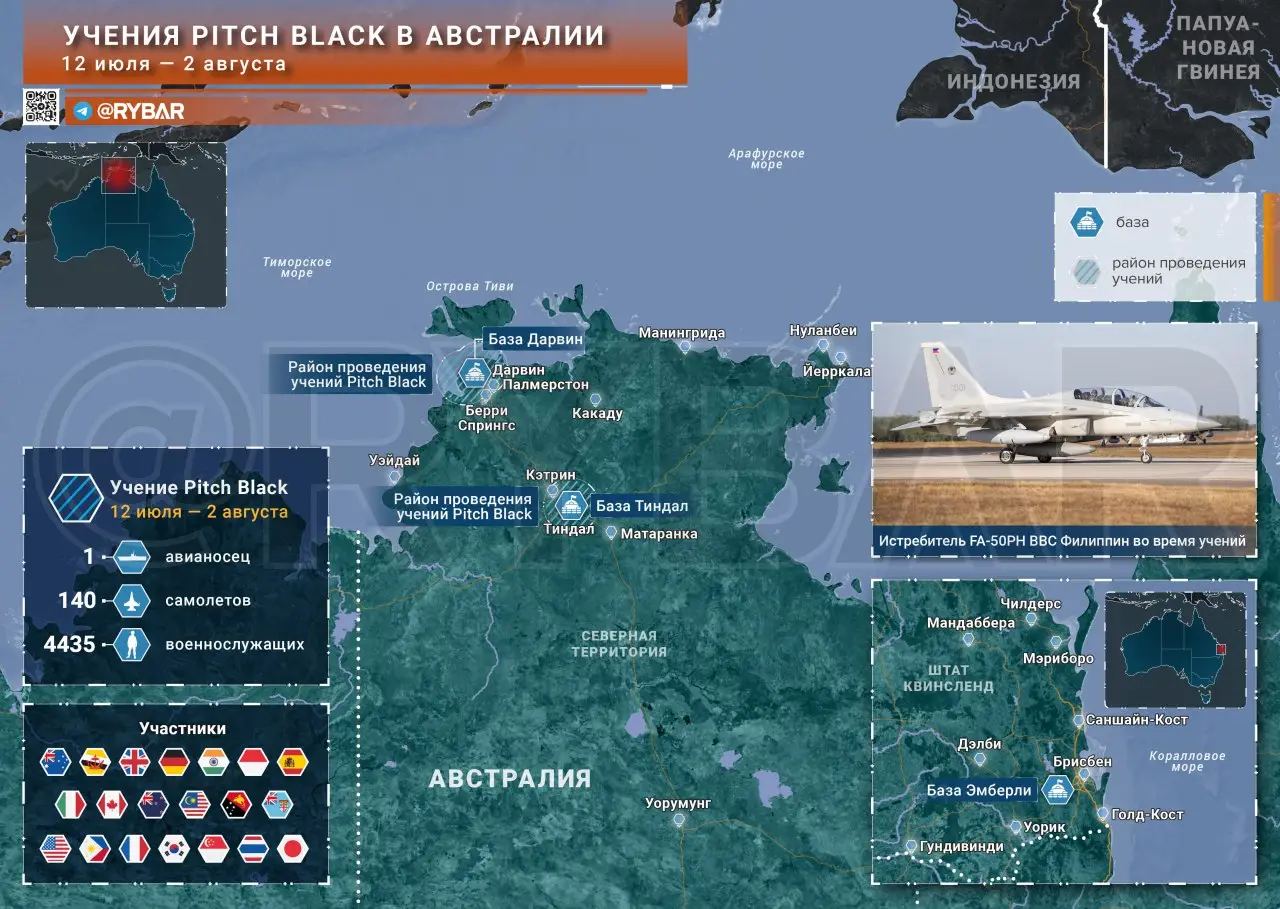 Сезон многосторонних учений в Азиатско-Тихоокеанском регионе всё не заканчивается