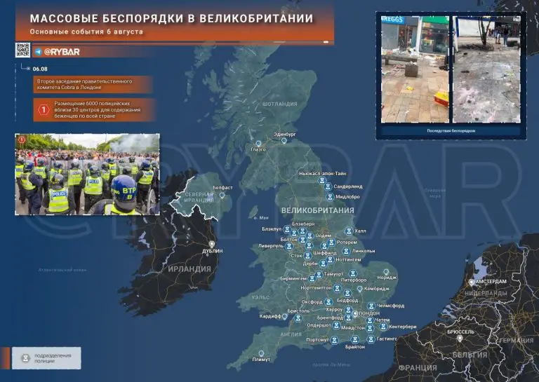 Массовые беспорядки в Великобритании: протестный потенциал исчерпан?