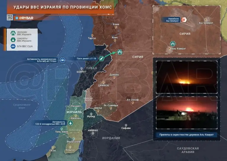 Очередные израильские удары по Сирии