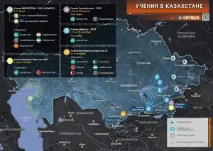 Об очередных учениях в Казахстане