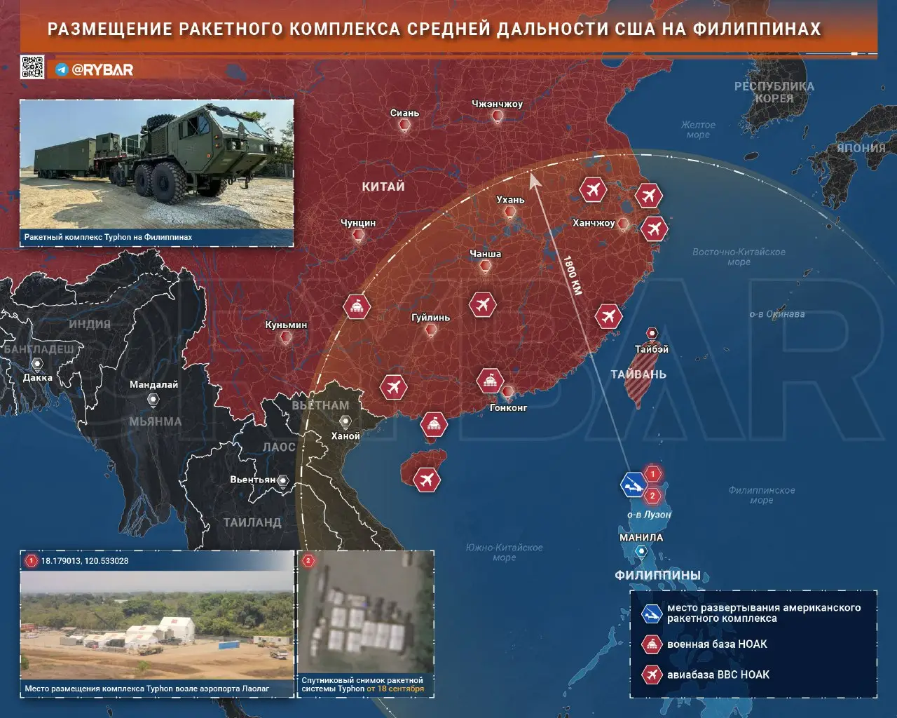 Об американских ракетах вокруг Китая