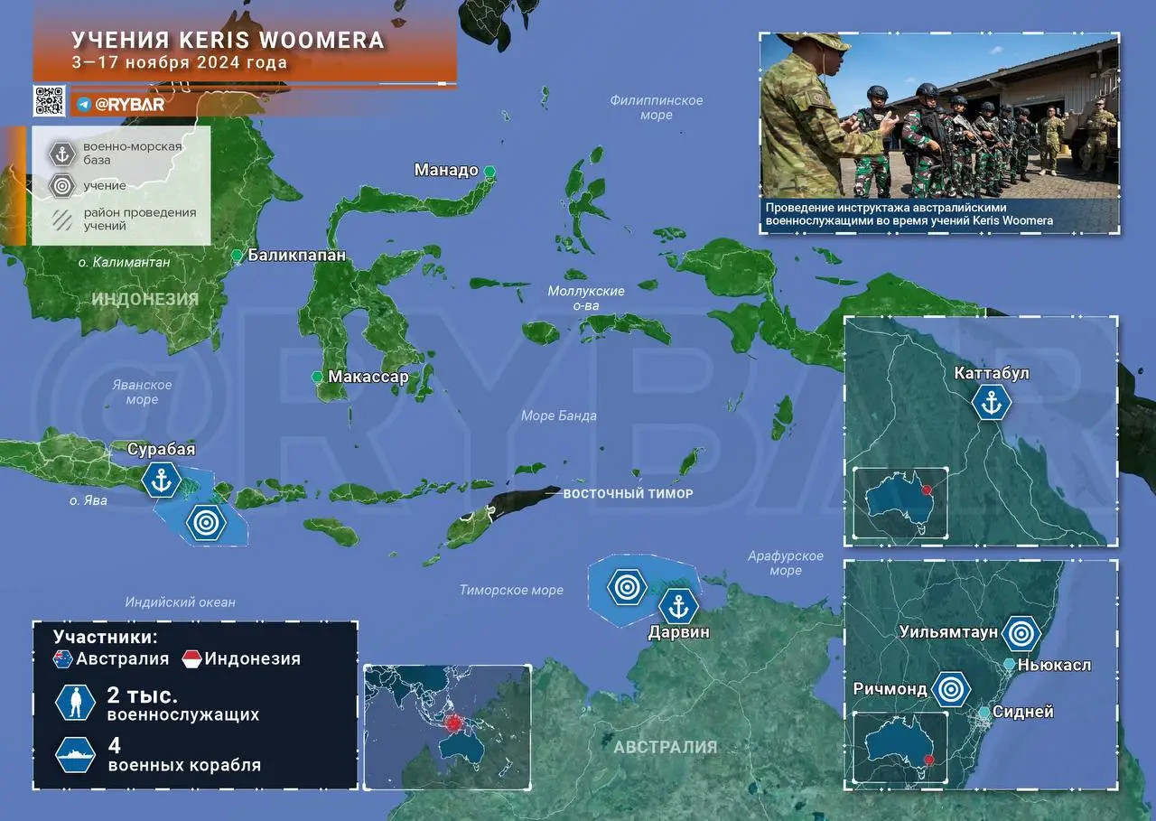 Об учениях Keris Woomera