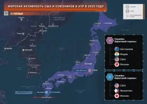 Об активности США и их союзников в акватории АТР в 2025 году