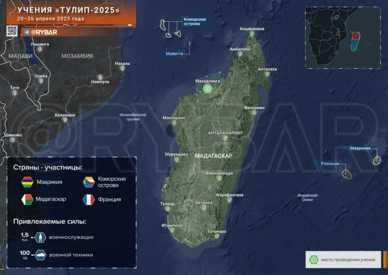 Французы на Мадагаскаре: Учения «Тулип-2025»