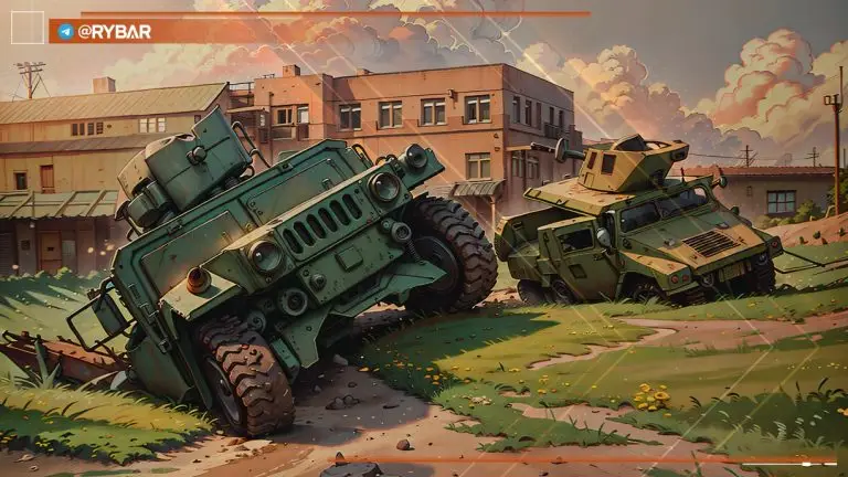 Об утрате техники боевиками РДК