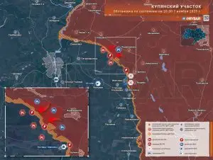 Купянский участок: ВС РФ ведут зачистку посадок у Первомайского