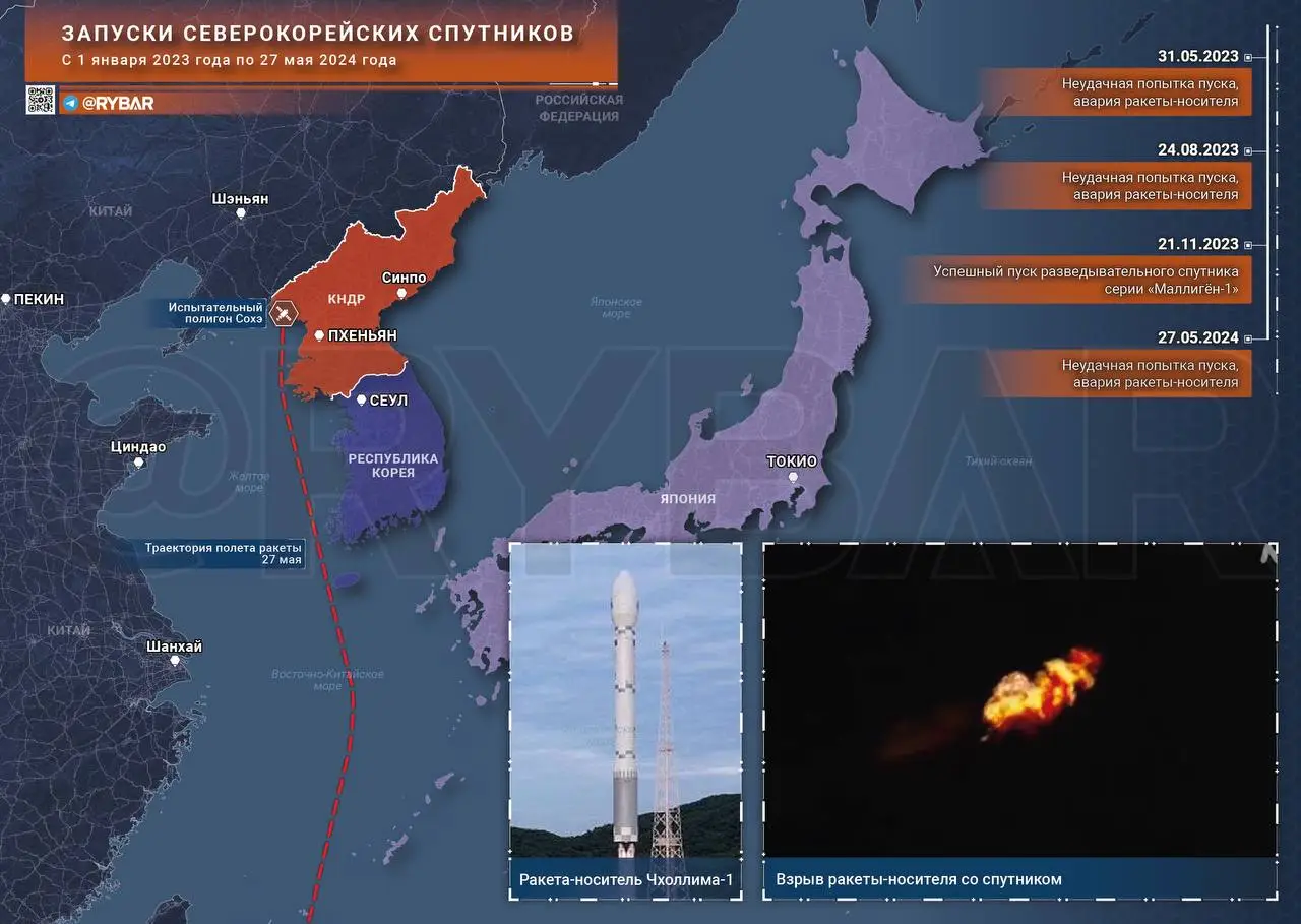 О неудачном пуске северокорейского спутника