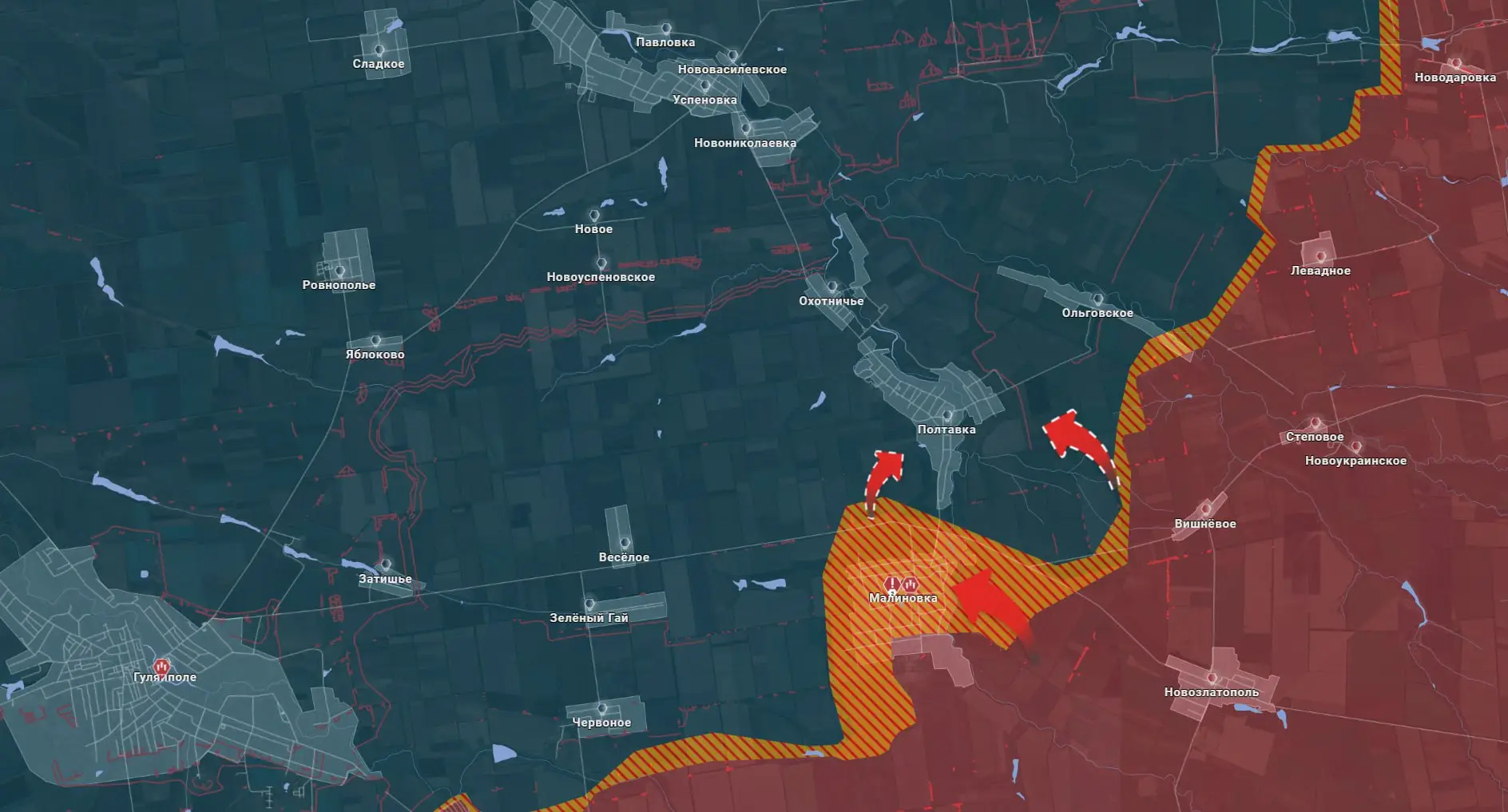 Флаги в Малиновке