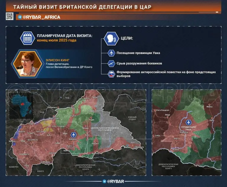 Тихая миссия Британии в ЦАР