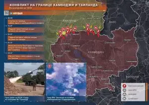 Продолжение конфликта на границе Таиланда и Камбоджи