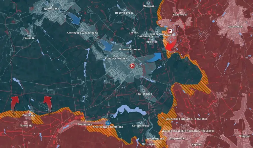 Успехи в Часовом Яре