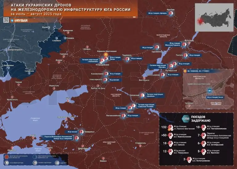 Удары по логистике