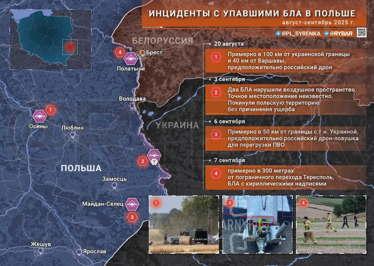 Тени БЛА над Польшей