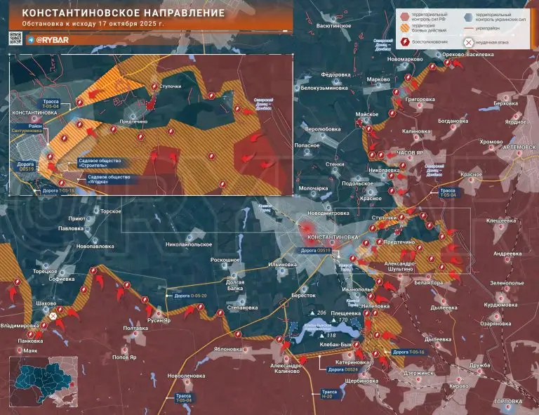 На подступах к Константиновке