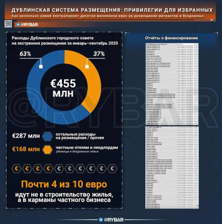Система размещения по‑ирландски: государство платит, бизнес богатеет