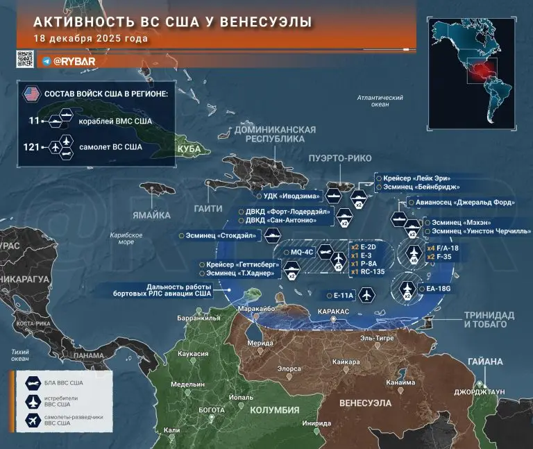 Как дела у берегов Венесуэлы?