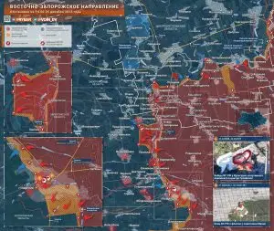 Успехи к востоку от Запорожья