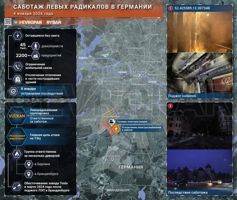 В Берлине тушат свет