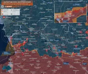 Бои в Запорожской области