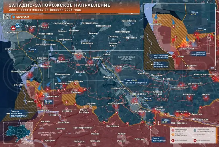 Отражение атак ВСУ