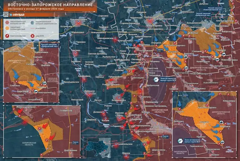 Прорывы бронетехники ВСУ