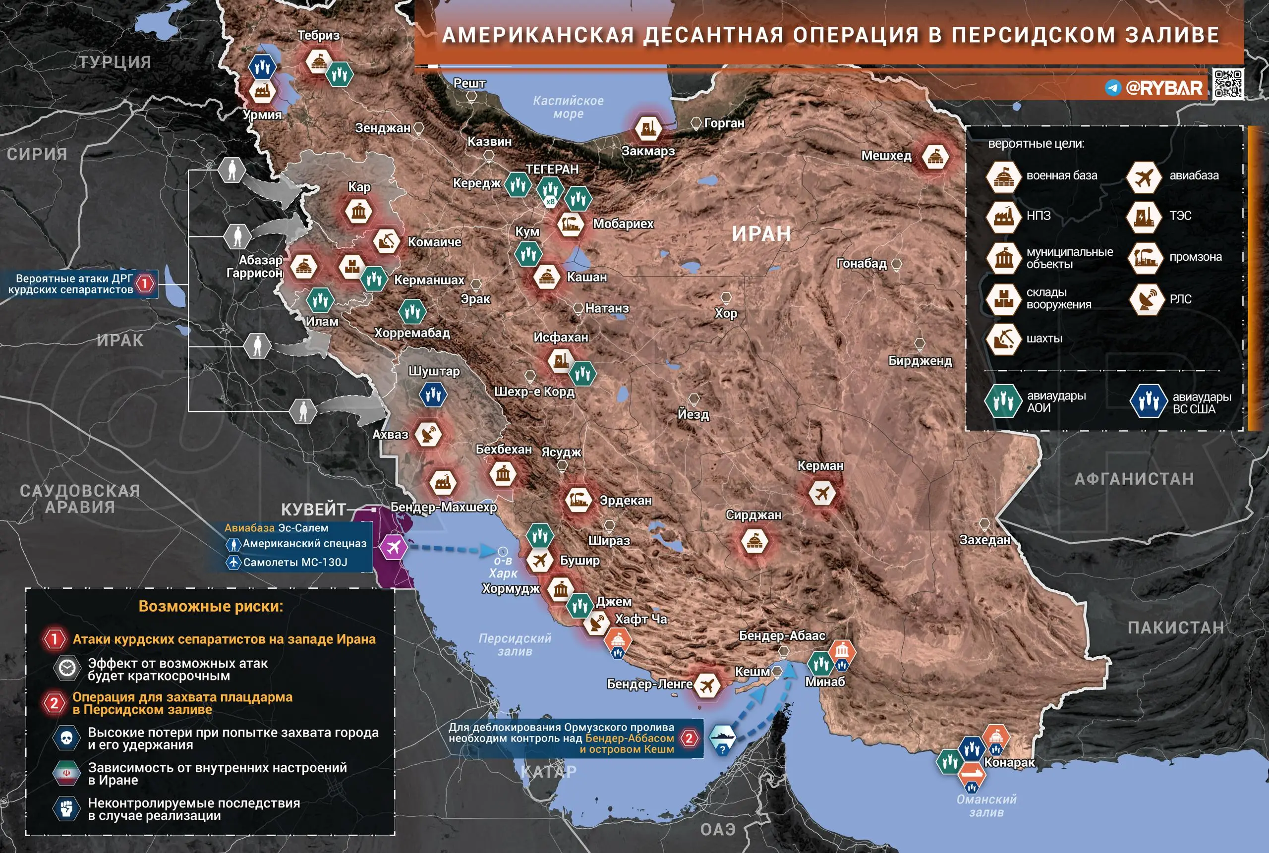 Десант на иранские берега